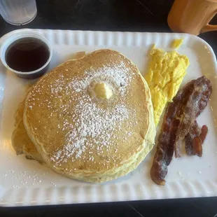 Pancake/egg/bacon