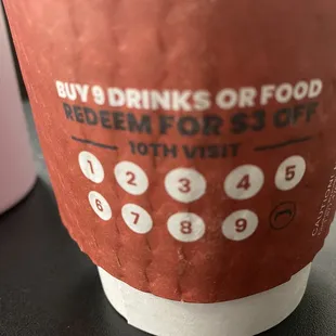 Buy 3 get a coffee or food!!