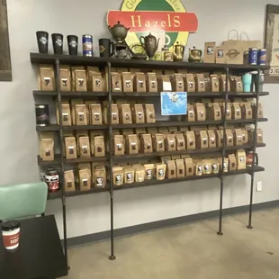 Selection of coffees