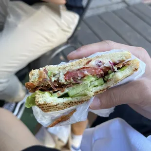 BLT with Avocado Sandwich