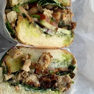 Chicken Pesto Melt