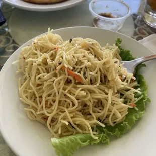 Side of angel hair pasta $2.99