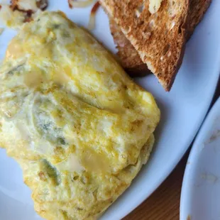 Vegetarian omelete wouldn't rec