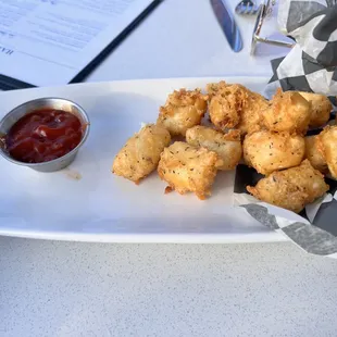 Brie cheese curds... yum