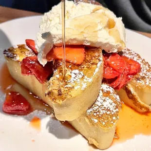 Strawberries &amp; Cream French Toast