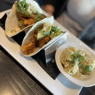 Salmon tacos