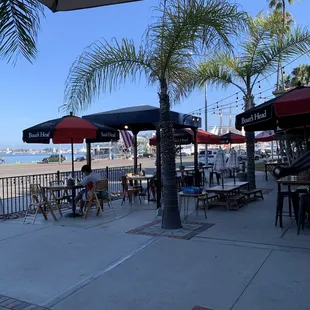 Outside dining area