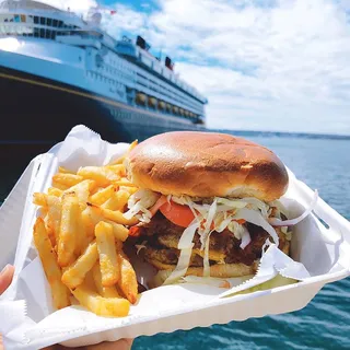 Western BBQ Cheeseburger Combo