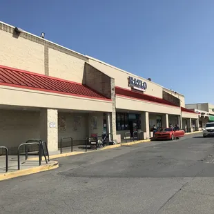 Entrance to Hazlo International Foods at Highlandtown Village Shopping Center
