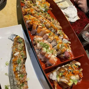 Back at it again cuz it&apos;s THAT good.  Lion king. Red dragon. Lemon Tem. Fuji. Godzilla. Oregon. Shinobi