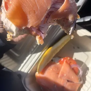 Lox bagel
