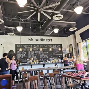 customers at the bar