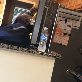 Tech has no knowledge of how to fix a ice maker . He was putting on the water valve wrong .