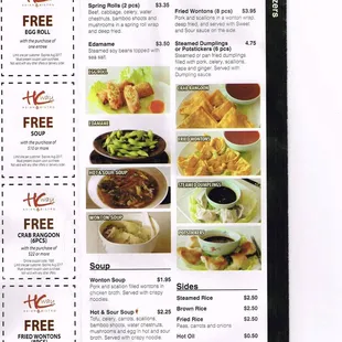 Appetizer menu &amp; coupons