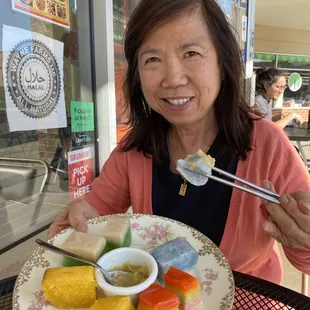 I am savoring this kuih platter
Why not you? Lol