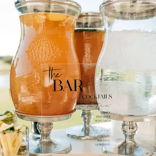Signature (bride and groom) Cocktails