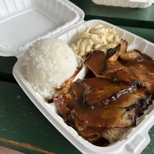 Roast Pork plate lunch