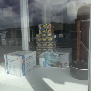 Yeah you know you're in Hawaii when the shipment of spam comes in