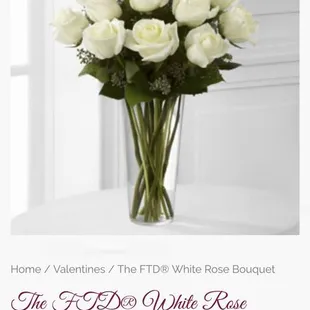 What the bouquet should have looked like!