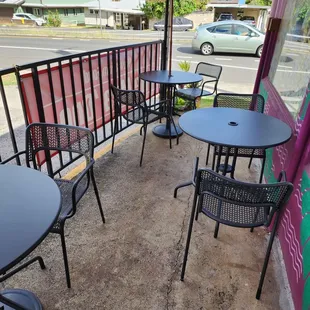 outside seating