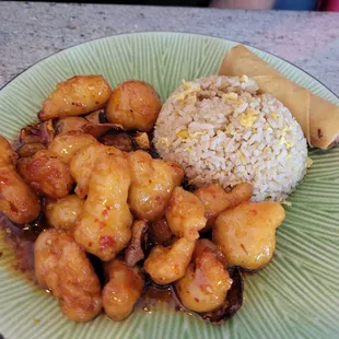 Orange chicken