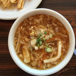 Very fresh tasting hot and sour soup