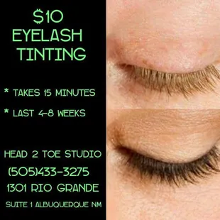 Eyelash Tinting