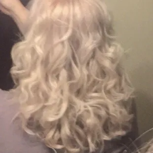 Blonde curls!