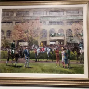 Peter Williams &quot;Painted from Life&quot; exhibit (Keeneland paddock)