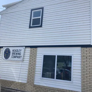 the front of the building