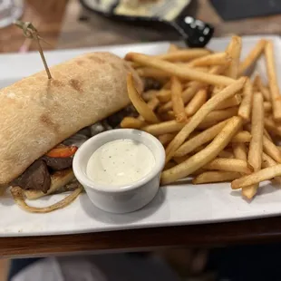 Fajitas Philly cheese steak