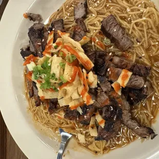 Spicy Beef Garlic Noodles