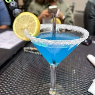 Blueberry lemon drop