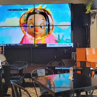 large tv