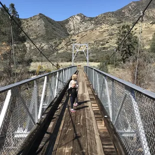 Just a short drive up the road and located behind McNally&apos;s is a great footbridge that leads to a nice hiking trail.