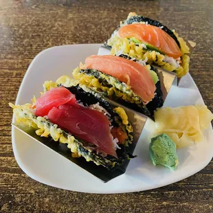 sushi tacos