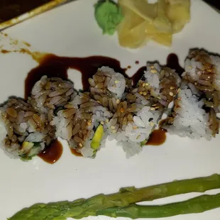 Veggie roll (I hate asparagus )