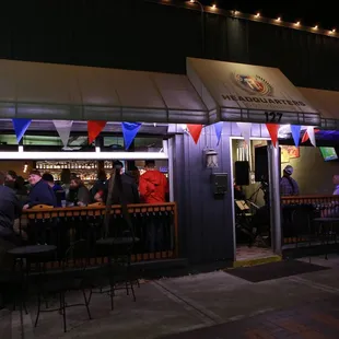 Front of the building