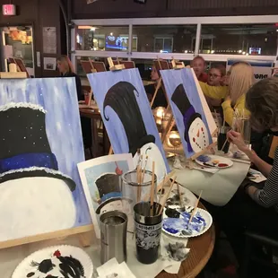 One of our "Get Splattered" classes.