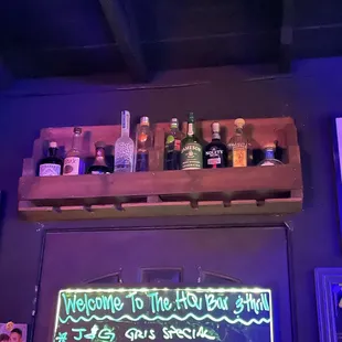 Top shelf liquor!