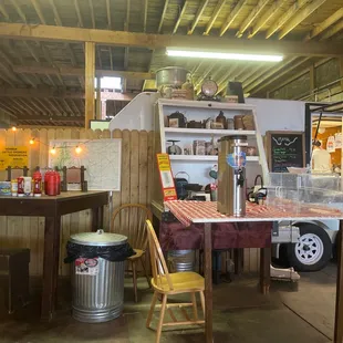 Cool Chuck wagon style drink station