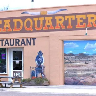 Headquarters Retaurant at the end of Main Street; we're going back soon.