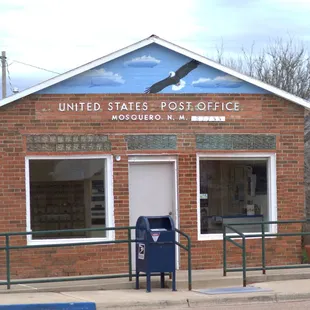 US Post Office on Main Street, Mosquero, NM...