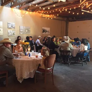 An evening dining at HQ