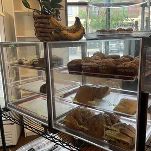 Scratch bakery delivers baked goods every 2 days. Yum! (Lemon blueberry is made in house though.)