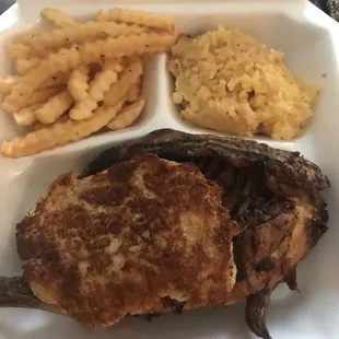 Half chicken meal to go