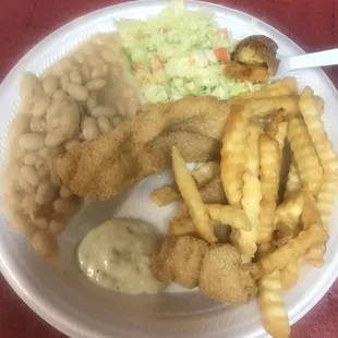 Catfish dinner