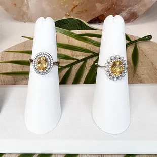 Citrine Rings