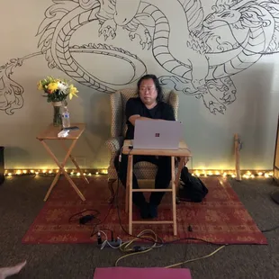 My teacher during a 4 day event.