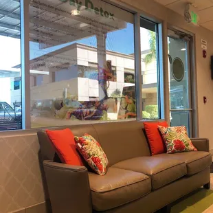 Nice seating available